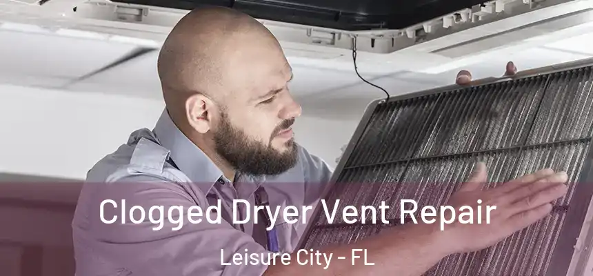 Clogged Dryer Vent Repair Leisure City - FL